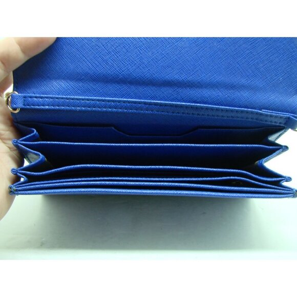 Articulate Inter-changeable Clutch Purse 2 Straps Included RFID Royal Blue NIB - Picture 8 of 12